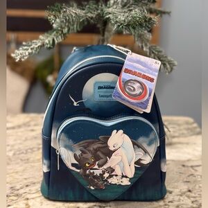Loungefly x DreamWorks Dragons Mini Backpack New With Tag!